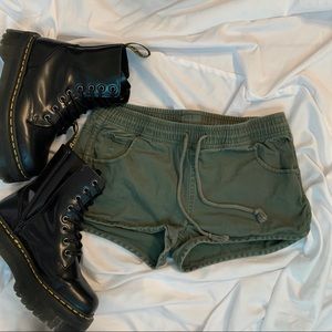 Army Green Utility Shorts